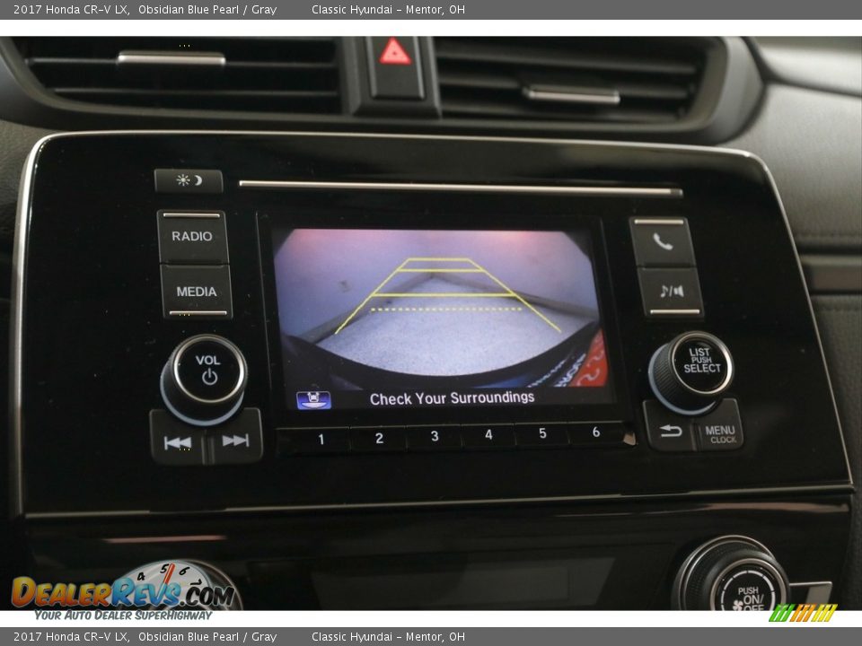 2017 Honda CR-V LX Obsidian Blue Pearl / Gray Photo #12