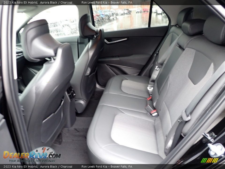 2023 Kia Niro EX Hybrid Aurora Black / Charcoal Photo #12