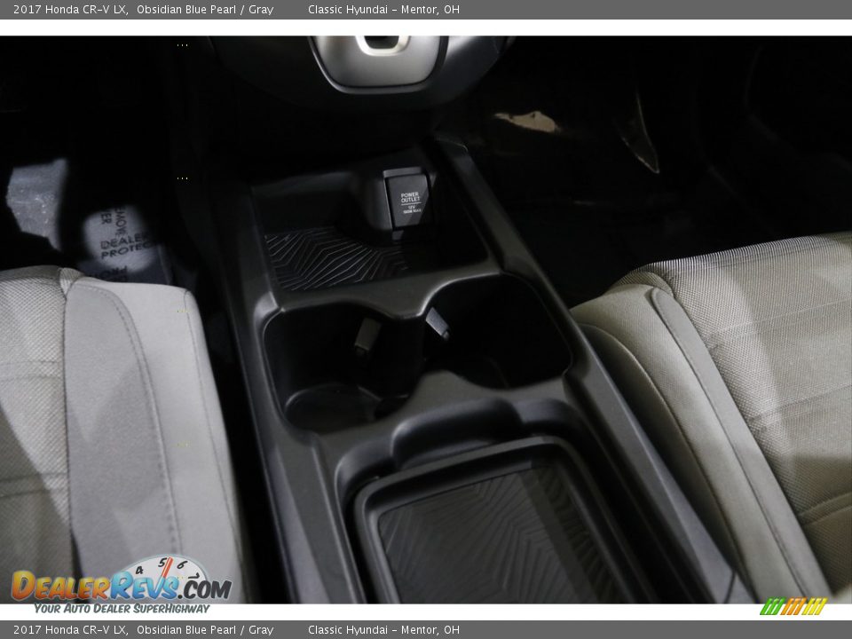 2017 Honda CR-V LX Obsidian Blue Pearl / Gray Photo #14