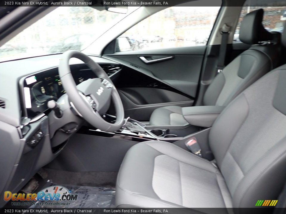 2023 Kia Niro EX Hybrid Aurora Black / Charcoal Photo #14
