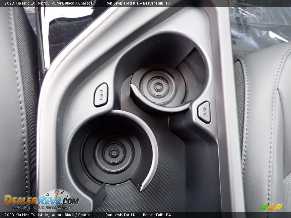 2023 Kia Niro EX Hybrid Aurora Black / Charcoal Photo #19