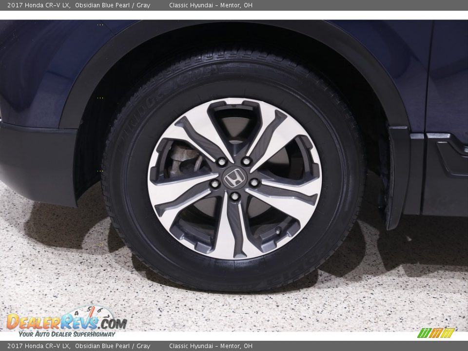 2017 Honda CR-V LX Obsidian Blue Pearl / Gray Photo #20