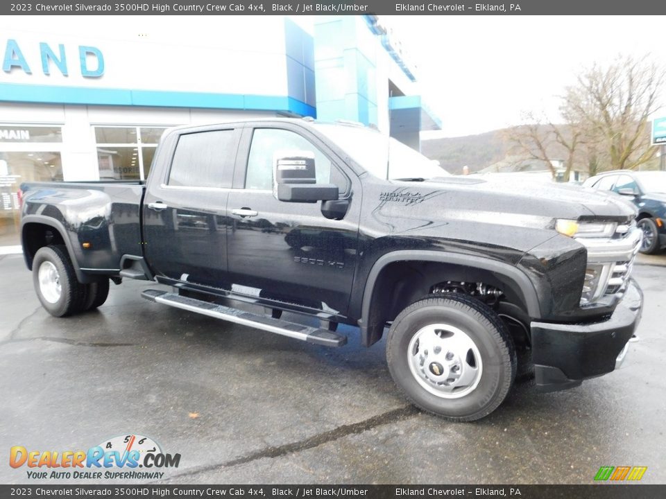 2023 Chevrolet Silverado 3500HD High Country Crew Cab 4x4 Black / Jet Black/Umber Photo #4