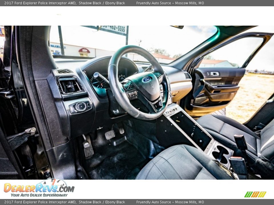 Front Seat of 2017 Ford Explorer Police Interceptor AWD Photo #19