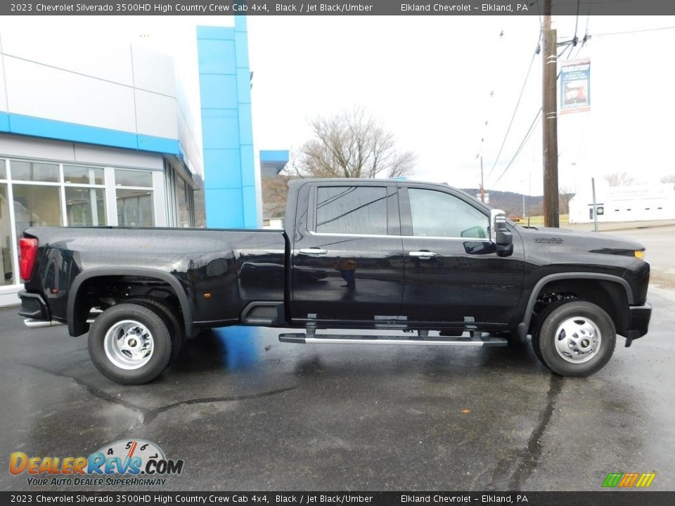 2023 Chevrolet Silverado 3500HD High Country Crew Cab 4x4 Black / Jet Black/Umber Photo #6