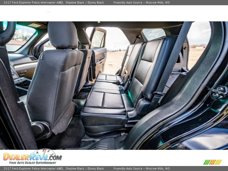 Rear Seat of 2017 Ford Explorer Police Interceptor AWD Photo #20