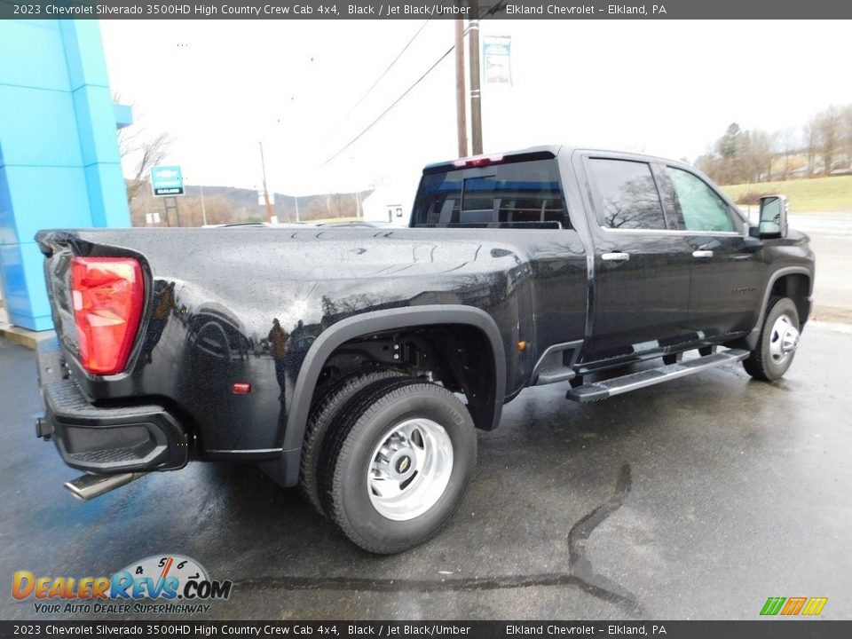 2023 Chevrolet Silverado 3500HD High Country Crew Cab 4x4 Black / Jet Black/Umber Photo #7