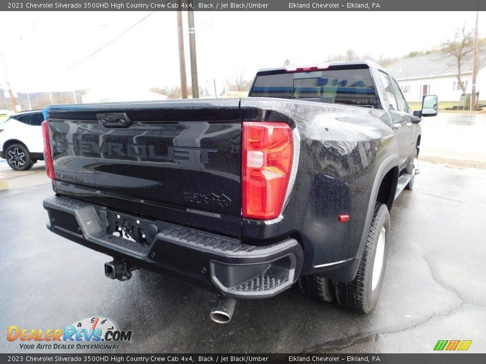 2023 Chevrolet Silverado 3500HD High Country Crew Cab 4x4 Black / Jet Black/Umber Photo #8