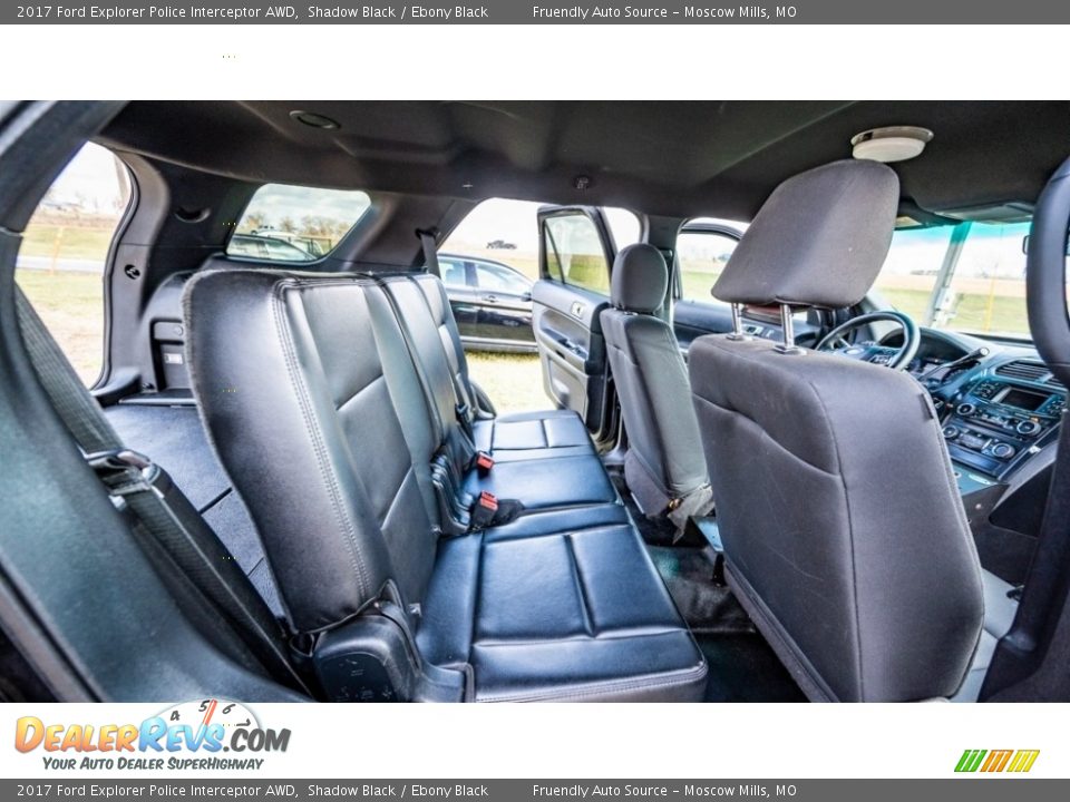 Rear Seat of 2017 Ford Explorer Police Interceptor AWD Photo #22