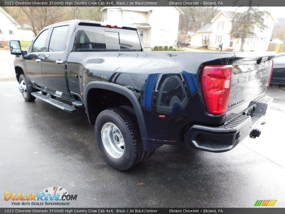 2023 Chevrolet Silverado 3500HD High Country Crew Cab 4x4 Black / Jet Black/Umber Photo #10