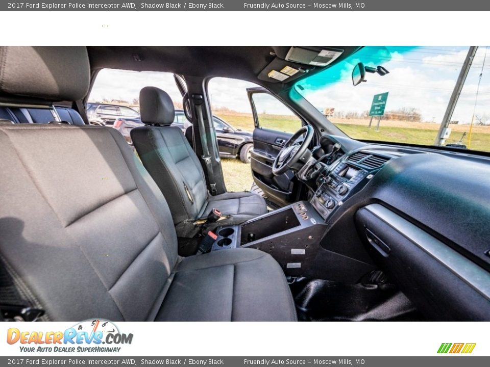 Front Seat of 2017 Ford Explorer Police Interceptor AWD Photo #24