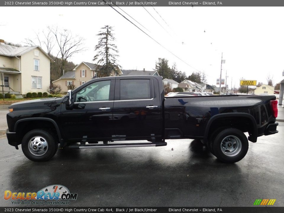 2023 Chevrolet Silverado 3500HD High Country Crew Cab 4x4 Black / Jet Black/Umber Photo #12