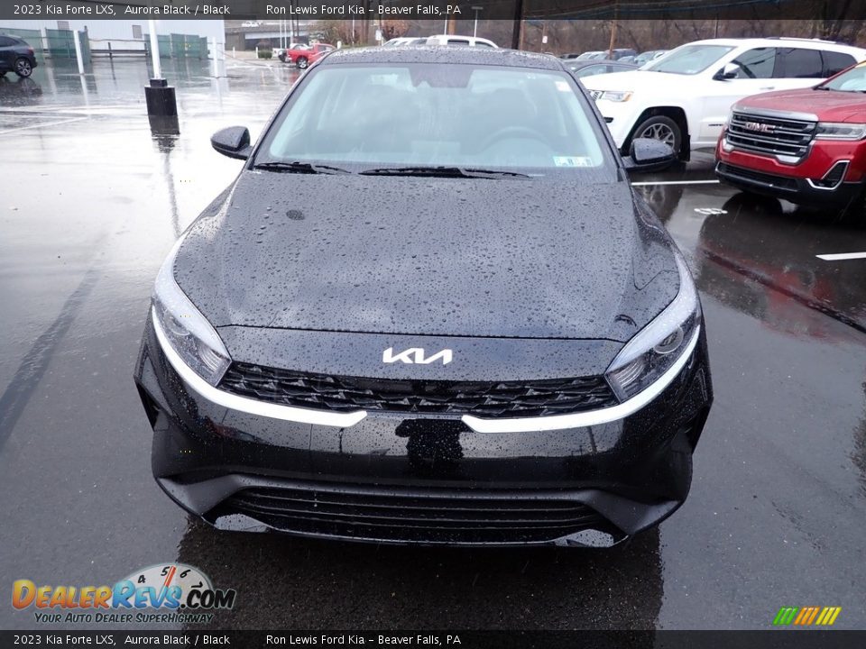 2023 Kia Forte LXS Aurora Black / Black Photo #3