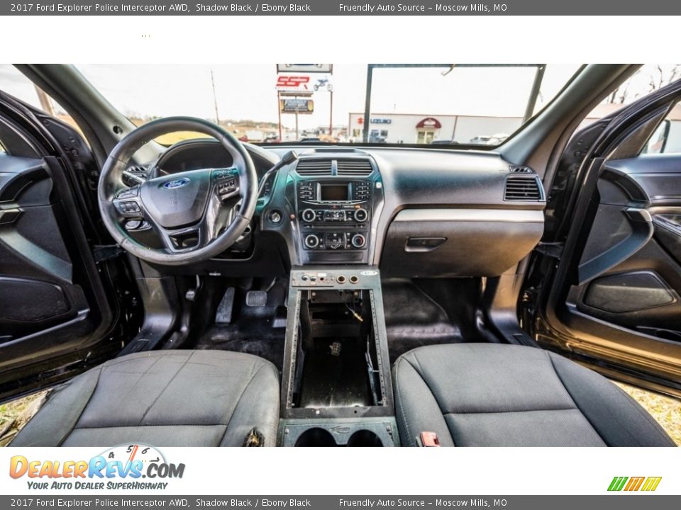 Ebony Black Interior - 2017 Ford Explorer Police Interceptor AWD Photo #26