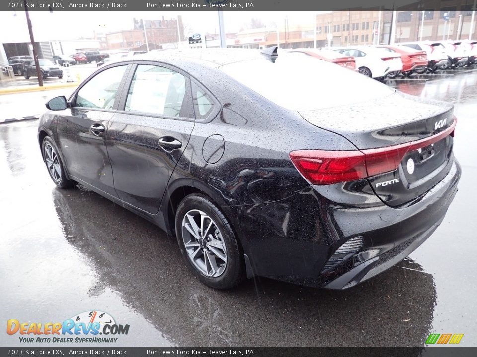 2023 Kia Forte LXS Aurora Black / Black Photo #6