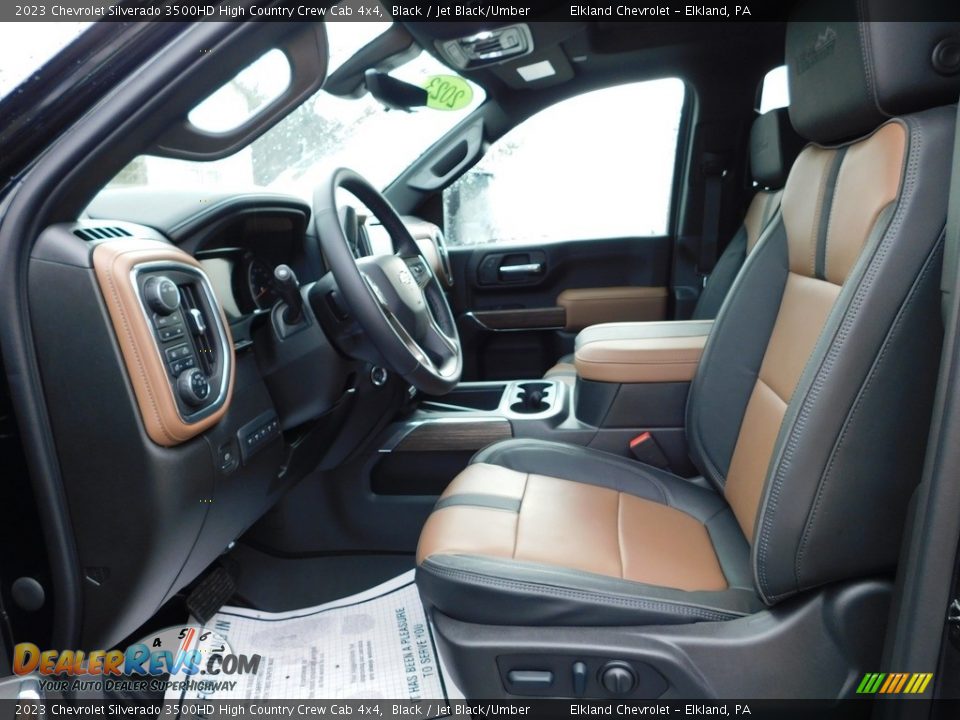 Front Seat of 2023 Chevrolet Silverado 3500HD High Country Crew Cab 4x4 Photo #21