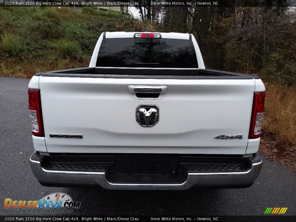 2020 Ram 1500 Big Horn Crew Cab 4x4 Bright White / Black/Diesel Gray Photo #7