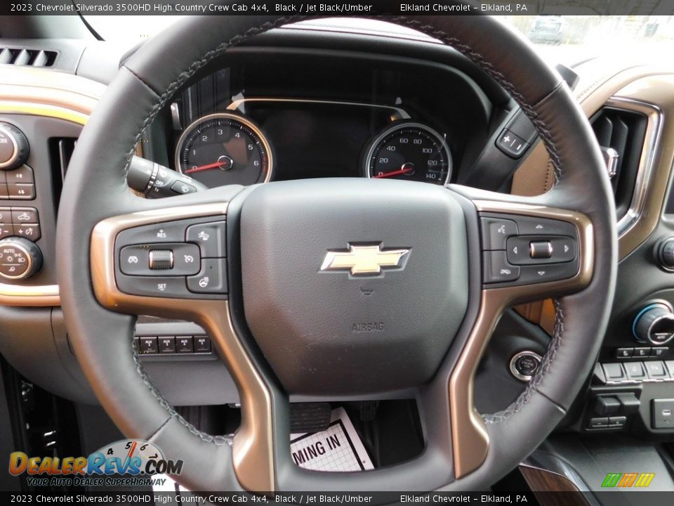 2023 Chevrolet Silverado 3500HD High Country Crew Cab 4x4 Steering Wheel Photo #24