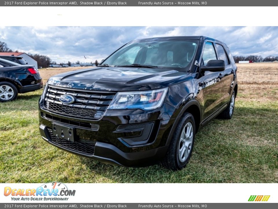 2017 Ford Explorer Police Interceptor AWD Shadow Black / Ebony Black Photo #8