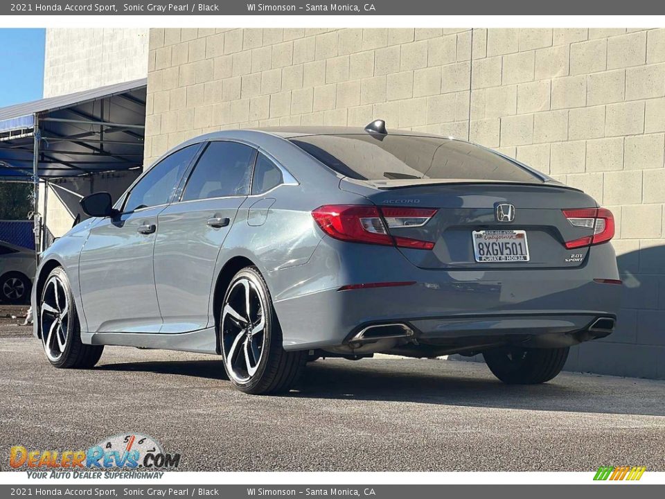 2021 Honda Accord Sport Sonic Gray Pearl / Black Photo #6