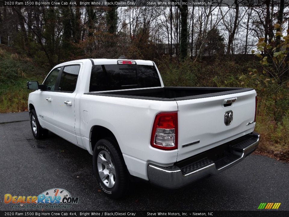 2020 Ram 1500 Big Horn Crew Cab 4x4 Bright White / Black/Diesel Gray Photo #9