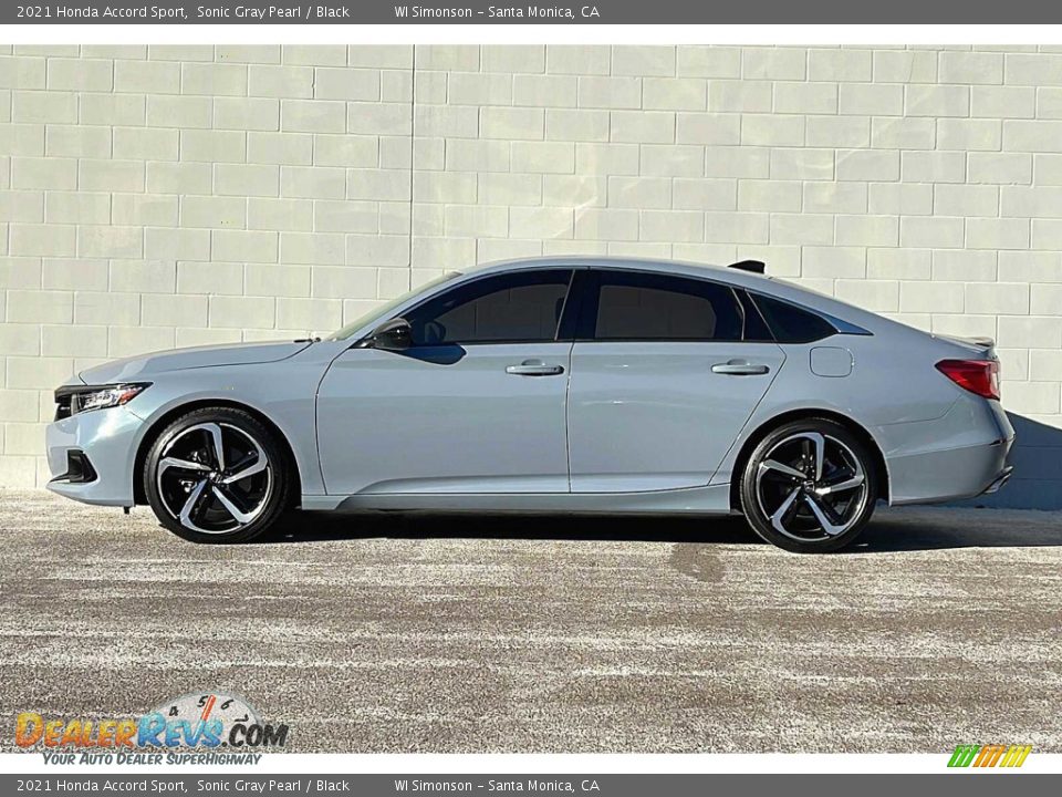 2021 Honda Accord Sport Sonic Gray Pearl / Black Photo #7