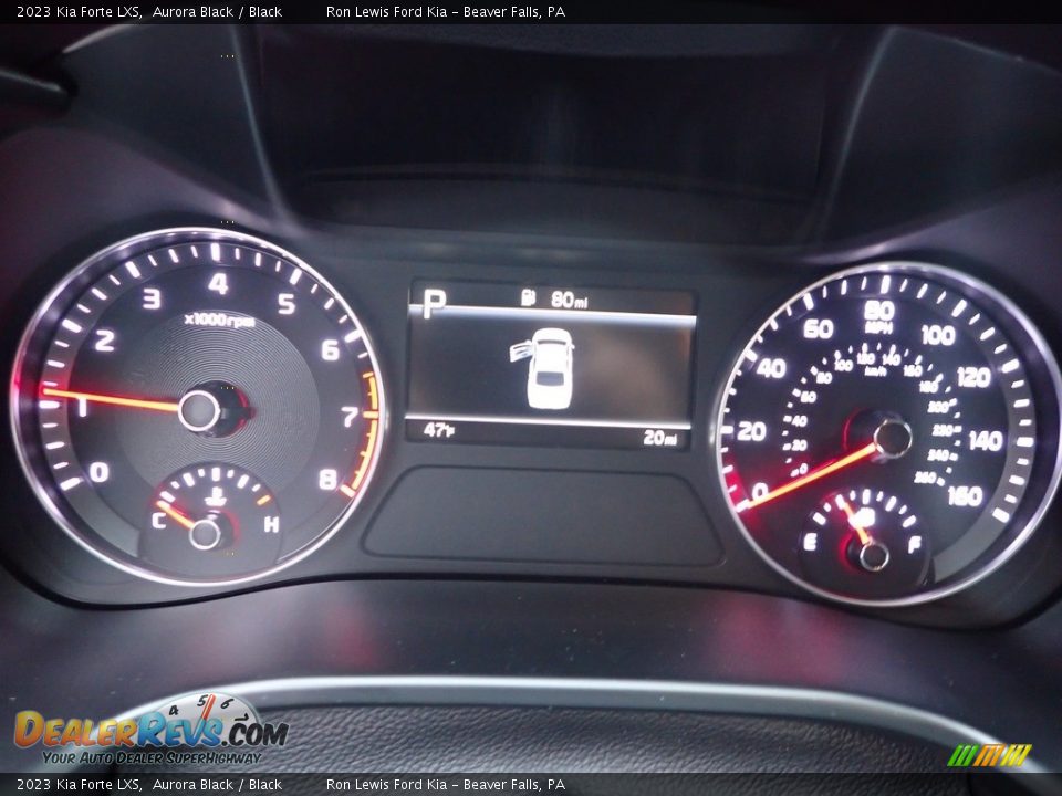 2023 Kia Forte LXS Aurora Black / Black Photo #17