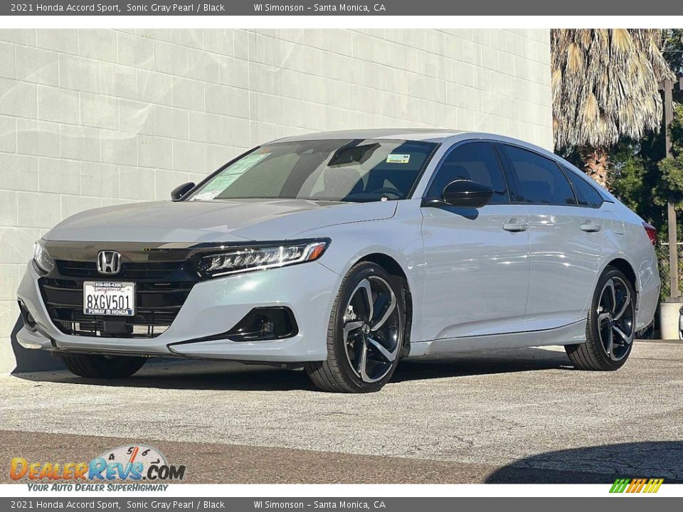 2021 Honda Accord Sport Sonic Gray Pearl / Black Photo #8