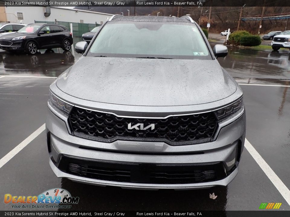 2023 Kia Sorento Hybrid SX Prestige AWD Hybrid Steel Gray / Gray Photo #3