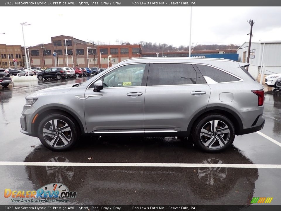 Steel Gray 2023 Kia Sorento Hybrid SX Prestige AWD Hybrid Photo #5