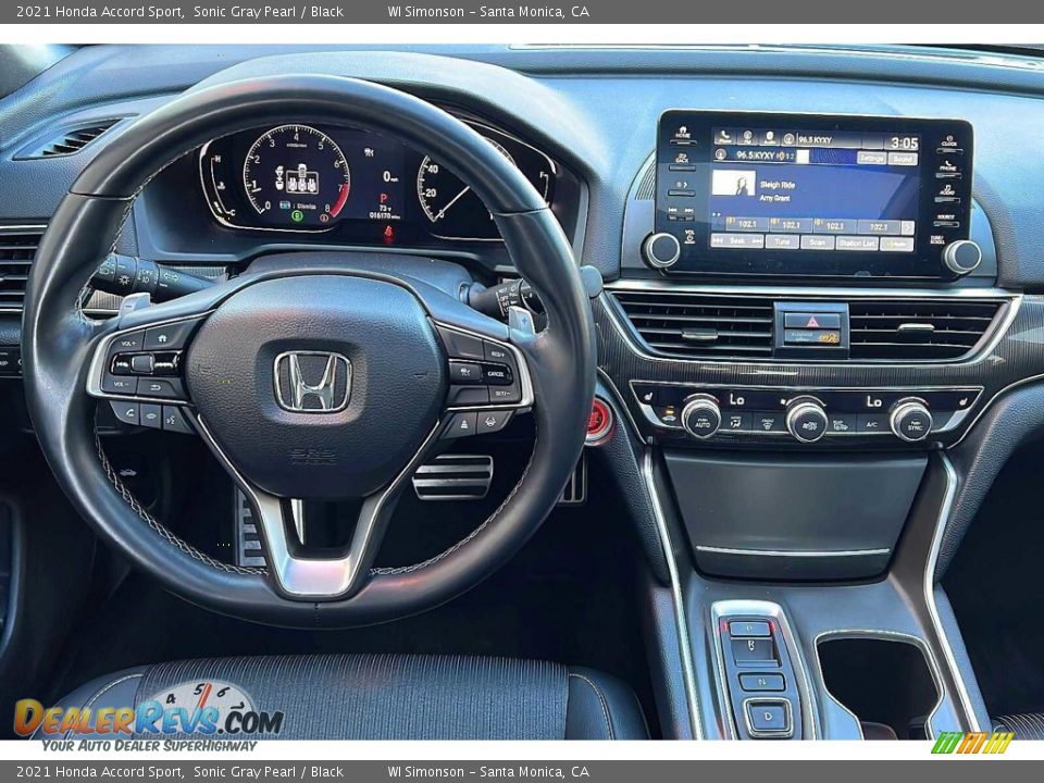 2021 Honda Accord Sport Sonic Gray Pearl / Black Photo #16