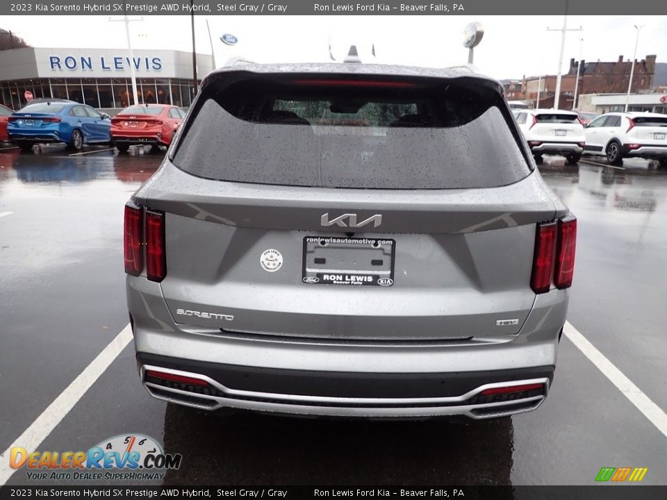 2023 Kia Sorento Hybrid SX Prestige AWD Hybrid Steel Gray / Gray Photo #7