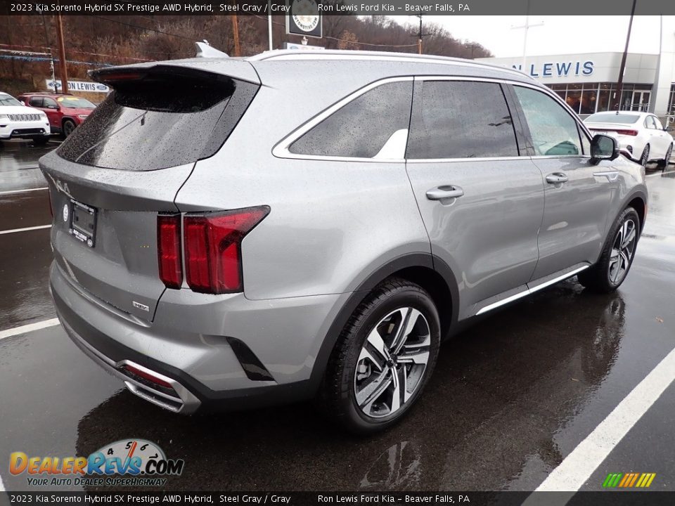Steel Gray 2023 Kia Sorento Hybrid SX Prestige AWD Hybrid Photo #8