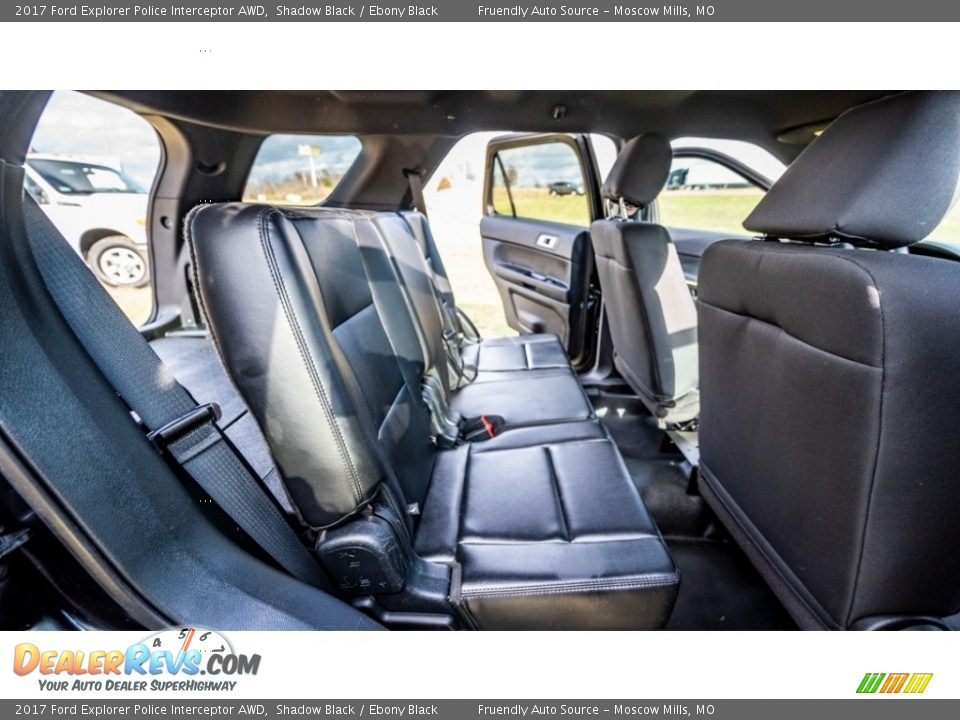 Rear Seat of 2017 Ford Explorer Police Interceptor AWD Photo #22