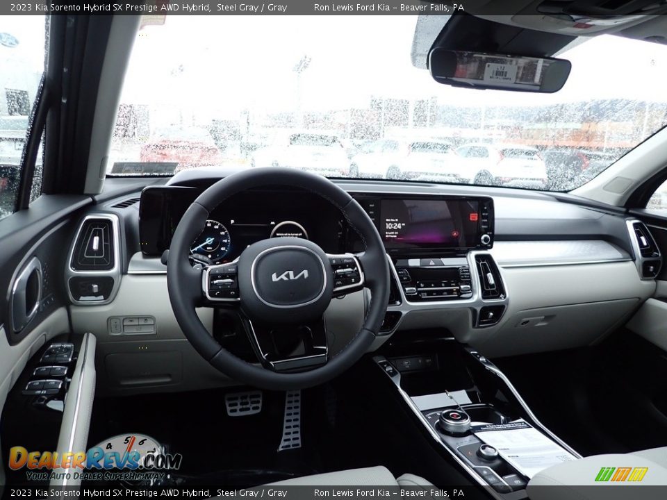 Dashboard of 2023 Kia Sorento Hybrid SX Prestige AWD Hybrid Photo #13