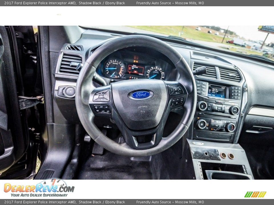 2017 Ford Explorer Police Interceptor AWD Steering Wheel Photo #27