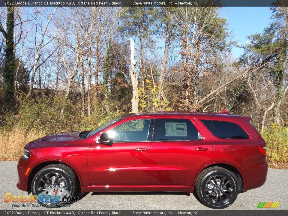 2022 Dodge Durango GT Blacktop AWD Octane Red Pearl / Black Photo #1