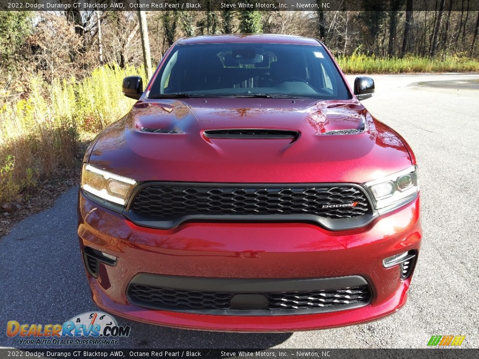 2022 Dodge Durango GT Blacktop AWD Octane Red Pearl / Black Photo #3