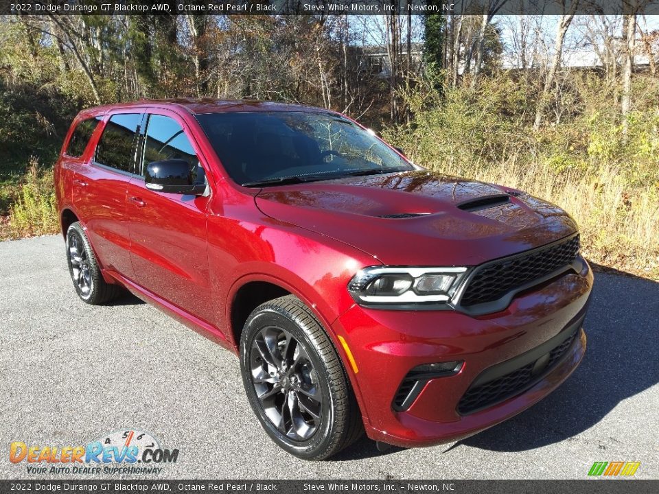 2022 Dodge Durango GT Blacktop AWD Octane Red Pearl / Black Photo #4