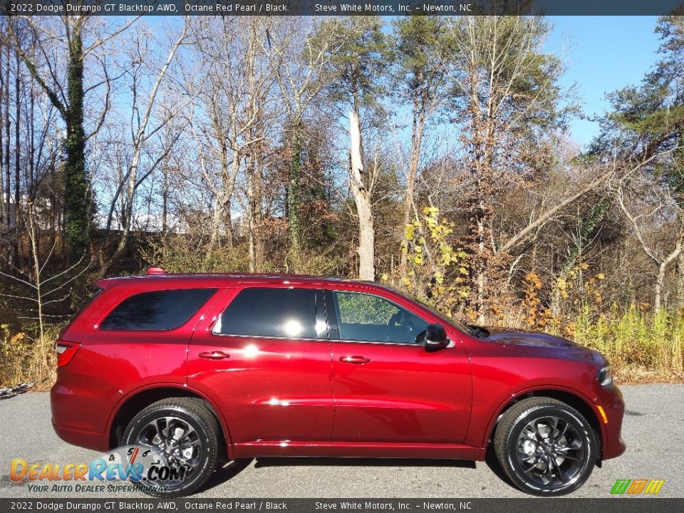 2022 Dodge Durango GT Blacktop AWD Octane Red Pearl / Black Photo #5