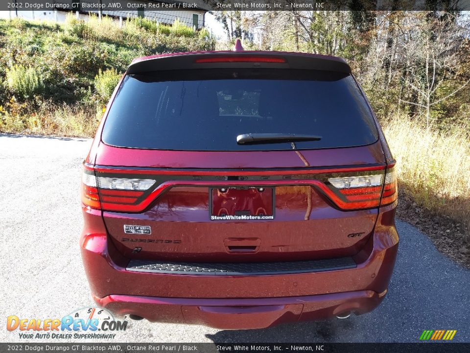 2022 Dodge Durango GT Blacktop AWD Octane Red Pearl / Black Photo #7