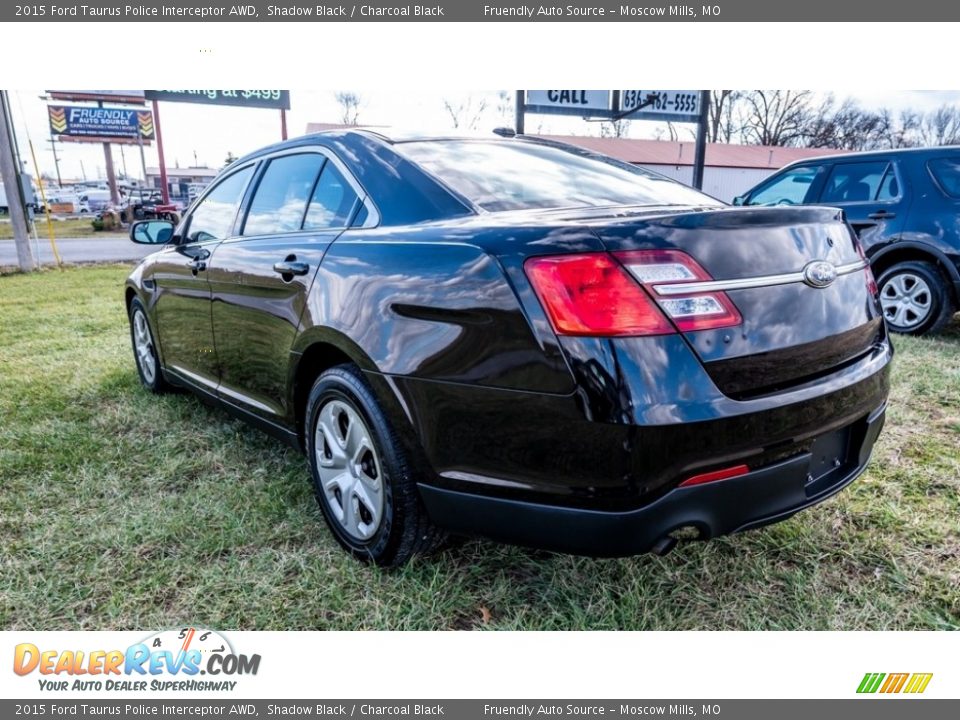 2015 Ford Taurus Police Interceptor AWD Shadow Black / Charcoal Black Photo #6