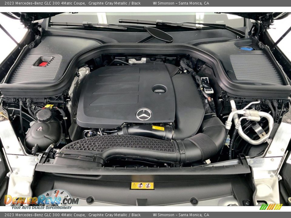 2023 Mercedes-Benz GLC 300 4Matic Coupe Graphite Gray Metallic / Black Photo #9