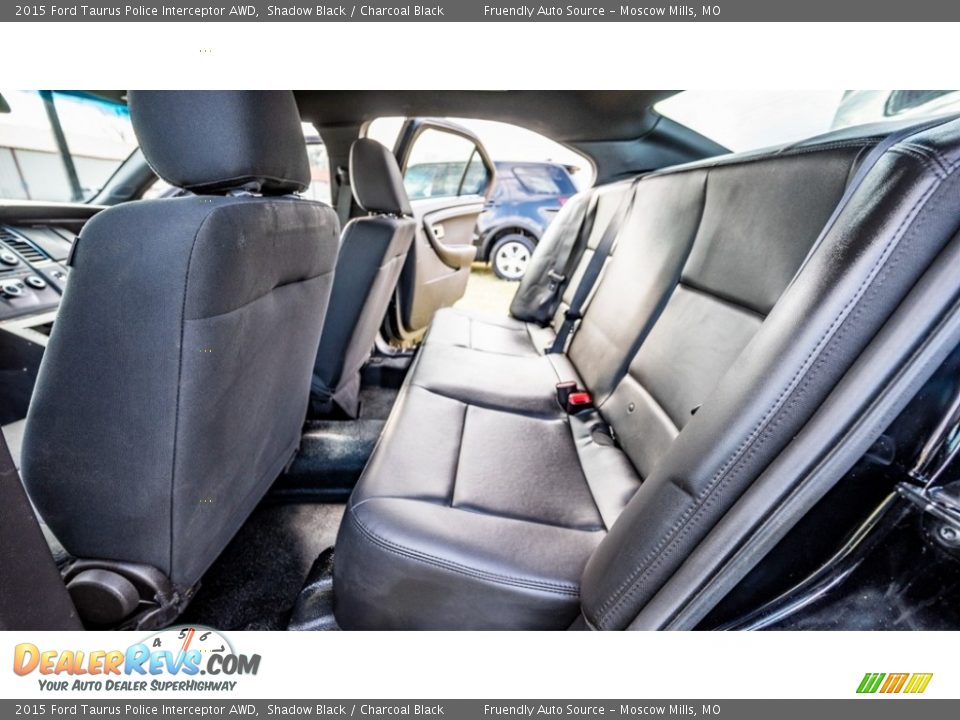 Rear Seat of 2015 Ford Taurus Police Interceptor AWD Photo #20