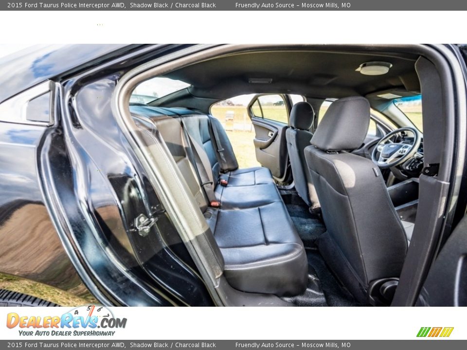 Rear Seat of 2015 Ford Taurus Police Interceptor AWD Photo #23