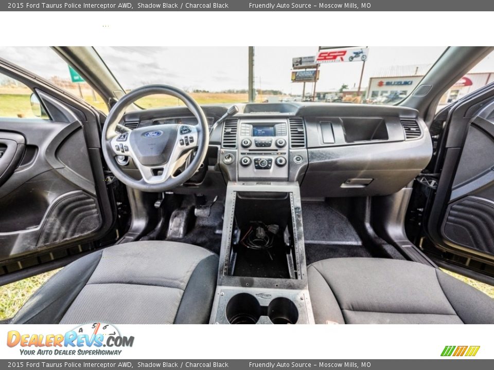 Charcoal Black Interior - 2015 Ford Taurus Police Interceptor AWD Photo #27