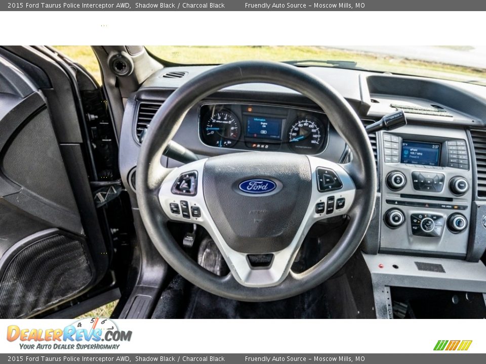 2015 Ford Taurus Police Interceptor AWD Steering Wheel Photo #28