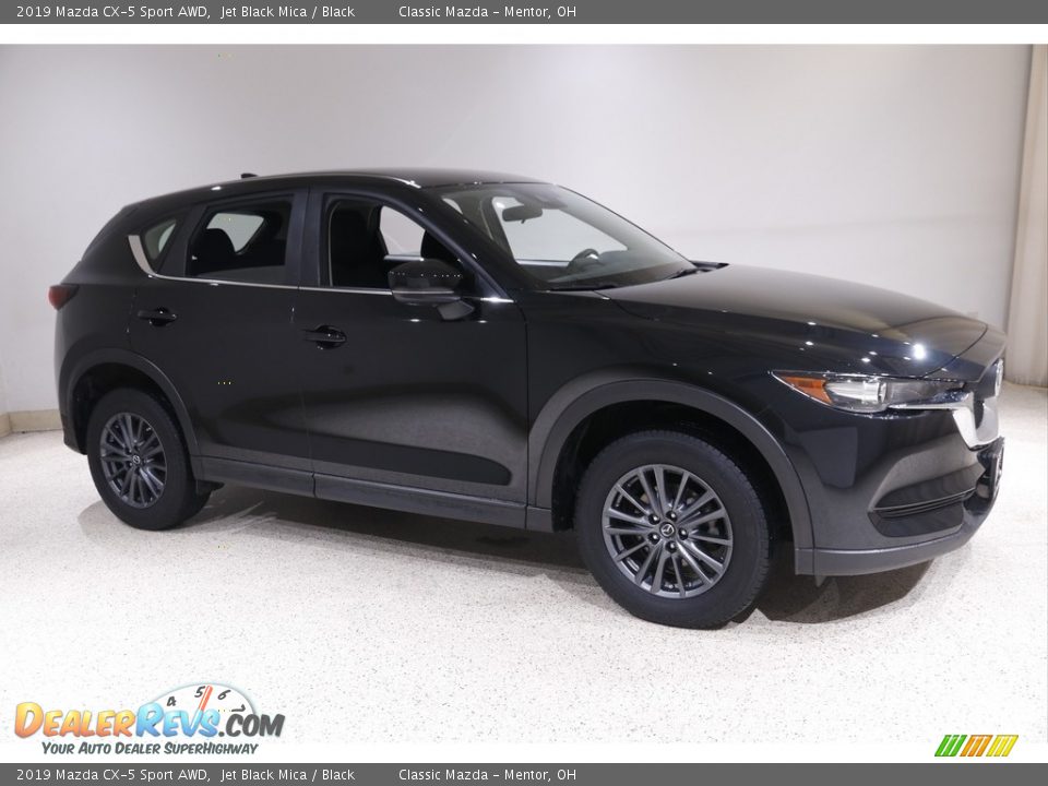2019 Mazda CX-5 Sport AWD Jet Black Mica / Black Photo #1