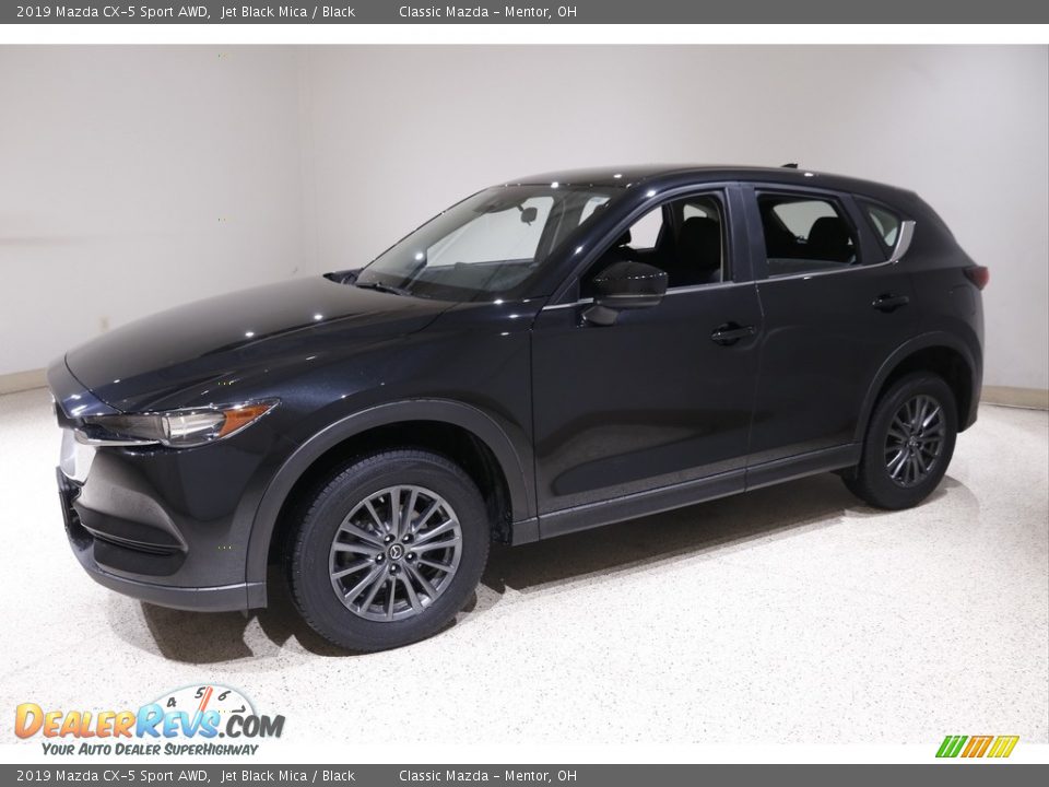 2019 Mazda CX-5 Sport AWD Jet Black Mica / Black Photo #3