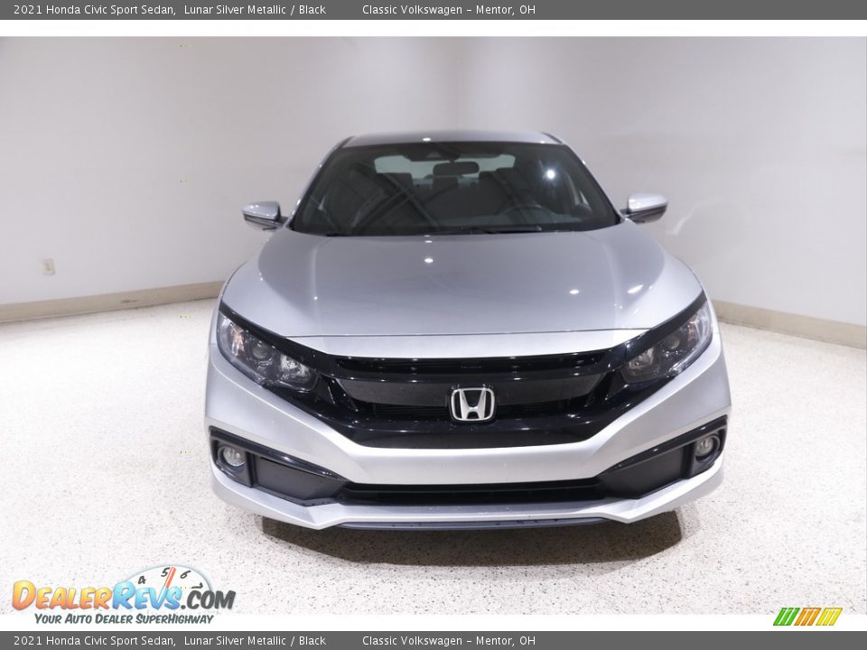 2021 Honda Civic Sport Sedan Lunar Silver Metallic / Black Photo #2
